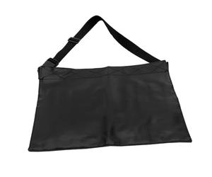 FRCOLOR Pochette pour Tablier de Maquillage Professionnel Poche, Paquet Banane Noir en PU Confortable et Facile à Nettoyer pour Shooting sur Site