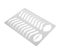 FRCOLOR Pochoir à Sourcils Acier De Pratique Pour Dessiner Sourcils Et Kit De Stencils Réutilisables Pour Maquillage Et Microblading