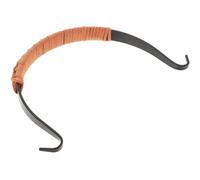 FRCOLOR Poignée de Théière Ergonomique Remplaçable en Fer et Cuir Suédé Résistant la Chaleur, Facile à Installer, pour Usage Personnel ou Professionnel