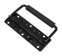 FRCOLOR Poignée de Tirage Encastrée Noire à Ressort pour Caisse de Rangement et Flight Case Robuste et Pratique pour Boîtes à Outils et Coffres