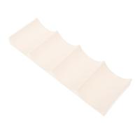 FRCOLOR Porte-Bouteille Design en Vague en Plastique Blanc de Vin Style Européen Support Horizontal Empilable pour Bouteilles et Canettes, pour Mini Frigos et Comptoirs