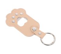 FRCOLOR Porte-clés Commémoratif Cuir PU pour Animaux Boîte Souvenir Forme de Patte pour Cheveux de Chien et Chat Porte-Photo Compact et Élégant pour Mémoire de Compagnon