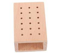 FRCOLOR Porte-fraises Bois Bloc Porte-outils Pour Embouts De Perceuse Organisateur Outils Compact Pour Ranger Les Forets