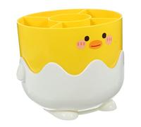 FRCOLOR Porte-pinceaux Maquillage Mignon Organisateur Pinceaux Maquillage Compartiments Boîte Rangement Pinceaux Cosmétiques Pour Bureau Table