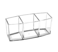 FRCOLOR Porte-pinceaux Organisateur Transparent Compartiments pour Stylos Cosmétiques Eyeliner Et Produits De Maquillage