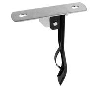 FRCOLOR Porte-Selle Pliable en Métal Noir Robuste - Support Mural Compact pour Selles Anglaises et Western - Étagère de Rangement pour Matériel d'Équitation - Optimise L'Espace en