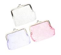 FRCOLOR Porte- Transparent 3Pcs en PVC Petit Paquet à Multifonction pour Femmes et Pratique pour Voyage et Shopping Design Élégant et Solide