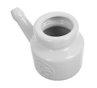 FRCOLOR Pot de Rinçage Nasal Céramique Nettoyage Sans Irritation et Élégant pour Yoga et Usage Quotidien