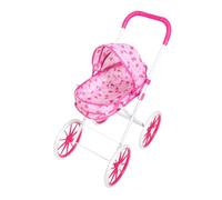 FRCOLOR Poussette Pliable pour Poupées Modèle Réaliste avec Auvent Adaptée Aux Filles pour Jeu Dimitation et Développement Social
