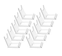 FRCOLOR Présentoir à Bols en Plastique 10pcs, Support Facile à Ranger pour Cadres Photo et Objets, Étagère D'exposition pour Rangement et Affichage