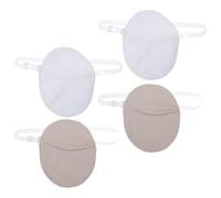 FRCOLOR Protecteurs de Transpiration Bras Réutilisables en Polyester avec Bretelle Transparente, Coussinets Anti-transpiration Lavables pour Femmes, Lot de 2 Paires