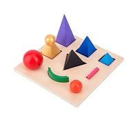 FRCOLOR Puzzle Bois Montessori pour Lapprentissage Grammaire Pédagogique Stéréoscopique Éducatif Renforce la Coordination Main Œil des Garçon Fille