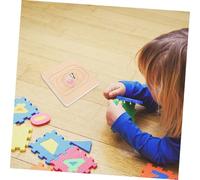 FRCOLOR Puzzle Bois Multi Couches Montessori pour Garçon Fille Éducatif Cycle de Vie Humaine avec Personnages Dessin Animé Puzzle Jigsaw pour Apprentissage Précoce Garçon Fille