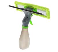 FRCOLOR Raclette Fenêtre avec Pulvérisateur Et Chiffon Absorbant Outil Nettoyant Multifonction pour Vitres Miroirs Et Carreaux sans Traces pour Salle De Bain Et Maison