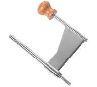 FRCOLOR Râpe à Fromage Design Stable et Simple Manuelle Poignée en Bois en Acier Inoxydable pour des Copeaux et Miettes de Chocolat ou Concombre
