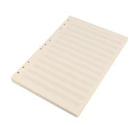 FRCOLOR Recharge 12 Rangées 100 Feuilles 2mm Espacement de Papier à Musique Manuscrit Blanc Facile à Effacer pour Étudiants et Personnel