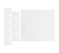 FRCOLOR Recharge Autocollantes Stockage Ample 10 Feuilles 3 Trous, PVC et Papier, des Photos Pack de 10 Feuilles pour Album Photo Scrapbooking
