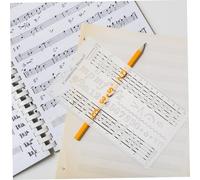 FRCOLOR Règle de Dessin Musique Portable Modèle Composition Notes et Outil Intuitif pour Compositeurs et Étudiants Accessoire de Portée Compact Facile à Utiliser