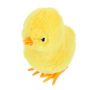 FRCOLOR Remonter Poussin Sauteur Peluche Adorable pour Garçon Fille Mécanique de Pâques Forme de Poule Surface Lisse et Sécurisée Stimule la Coordination Main-Oeil