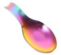 FRCOLOR Repose-cuillère Lors D'une Pendaison de Crémaillère en Acier Inoxydable Robuste Support Queue de Poisson, Facile à Nettoyer, pour Décoration de Table