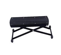 FRCOLOR Repose Pied Guitare Pliable Antidérapant Hauteur Réglable pour Guitare Bass Ukulélé Accessoire de Musique Pratique Noir