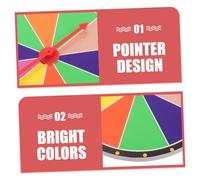 FRCOLOR Roue de Primes de Fête Jeu de Roue de DIY pour Activités et Événements Accessoire Pratique et Portable pour Adultes