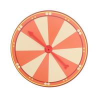 FRCOLOR Roue de Prix 20 CM pour Jeux Éducatifs et Familiaux Mini Plateau Tournant à Dessiner de Roulette Mural pour Fêtes Écoles et Événements Ludiques