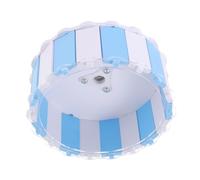FRCOLOR Roue Exercice Silencieuse pour Hamster Rose et Blanc Sportif pour Petits Rongeurs Roue de Course Adaptée Aux Hamsters Nains et Animaux de Compagnie