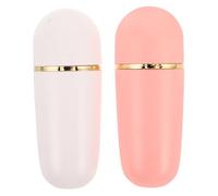 FRCOLOR Rouleau Absorbant en Pierre Volcanique pour Visage, 2pcs, Contrôle de L'huile, Nettoyage Profond, Doux pour Peau Sensible, en Déplacement