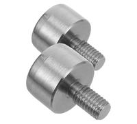 FRCOLOR Roulette à Billes Tige Filetée 12 Mm 1 Pouce Palier de Transfert en Acier Lot de 2 Rouleaux à Billes pour Usage Industriel Robuste et Précis Transfert de Charge Lourde