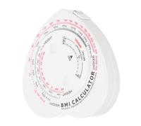 FRCOLOR Ruban à Mesurer Corporel Rétractable Forme de Cœur Outil Précis de Calcul Imc avec Auto-enroulement Portable et Flexible pour Fitness et Santé