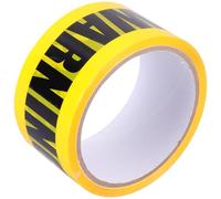 FRCOLOR Ruban de Sécurité Jaune et Noir Ruban Avertissement Auto-adhésif Résistant pour Sols Murs Chantier Zones Dangereuses