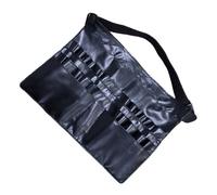 FRCOLOR Sac de Maquillage Professionnel PU Sac Ceinture Multifonction pour Pinceaux Organisateur de Cosmétiques Portable pour Artistes Maquilleurs Kit Voyage