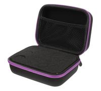 FRCOLOR Sac de Rangement Rigide pour Huiles Essentielles Emplacements Étui Résistant aux Impacts EVA pour Bouteilles Roller Boîte de Transport Portable et Étanche pour Aromathérapie