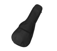 FRCOLOR Sac Ukulélé Noir Étanche Rembourré Double Bandoulière Housse Folk Protection Instruments à Cordes Portable pour Concerts et Voyages