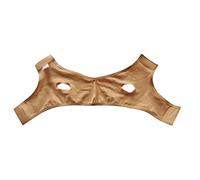 FRCOLOR Sangle Amincissante Visage V, Bande D'amincissement Du Visage, Taille L, Modelage Facial, Amélioration Double Menton, Usage Sommeil, Couleur Chair