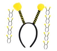 FRCOLOR Serrage-tête Abeille Et Fourmi Solide Et Stable Lot De 10 Couvre-chefs Pompons Et Antennes Pour Halloween Et Usage Quotidien Garçon Et Filles Et Femmes