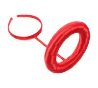 FRCOLOR Serrage-tête Ange Rouge Léger en Tissu, Bandeau D’ange Cosplay pour Femme, Accessoire Cupidon Saint-valentin, Diadème Halo pour Fête, Déguisement Halloween et Enterrement de Vie