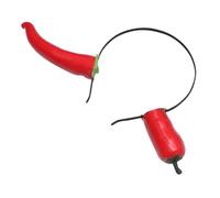 FRCOLOR Serrage-tête Coiffe Amusante De Fête En Mousse Piment Taille Unique Pour Adultes Accessoire Cheveux Carnaval Cosplay