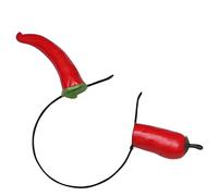 FRCOLOR Serrage-tête De Fête En Mousse Piment, Accessoire Coiffure Amusant Pour Adultes, Couvre-chefs Léger Pour Fête Costumée Et Cosplay