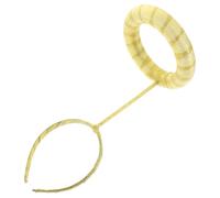 FRCOLOR Serrage-Tête Halo d'Ange Doré 1 Pièce Accessoire de Cheveux de Fête et Cosplay Bandeau Léger et Confortable pour Carnaval Halloween Noël et Soirées Déguisées