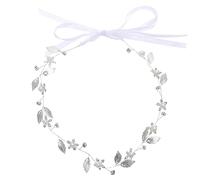 FRCOLOR Serre-tête Mariée Forme Perles Et Ruban Pour Accessoires De Cheveux De Mariage