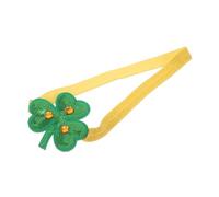 FRCOLOR Serre-tête Pour Saint-patrick Motif Trèfle à Paillettes Vert Irlandais Élastique Accessoire Pour Femmes Et Filles