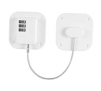 FRCOLOR Serrure à Code Multifonction pour Porte Réfrigérateur et Armoires sans Perçage Facile à Installer Sécurité pour Placards et Blancs