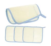 FRCOLOR Serviette de Lavage Exfoliante pour Le Corps Gommage pour Le Corps Gommage pour Les Soins de La Peau Lingettes de Lavage pour Le Visage Double Face Conception Portable en Filet