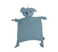 FRCOLOR Serviette de Réconfort Bébé Jouet Apaisant Koala Bleu Double Coton -né Nourrisson Doux Peluche Présent Câlin
