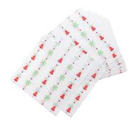 FRCOLOR Serviettes De Noël 120 Pièces : Serviettes Décoratives En Papier Motif Cloche De Noël Pour De Fin D'année - Vaisselle Jetable Festive Pour Dîners Et Cocktails