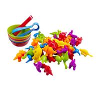 FRCOLOR Set de Jouets Arithmétique Dinosaure Plastique Souple Jeu de et Comptage pour Garçon Fille Ans Développement Cognitif et Motricité Fine Couleur Aléatoire Couleur Aléatoire