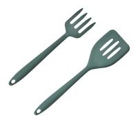 FRCOLOR Set de Spatules Cuisine en Silicone Ergonomiques 2 Pièces, Accessoires Pratiques pour Restaurants et Hôtels, sans Rayure, Sécurité Garantie