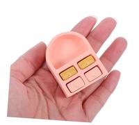 FRCOLOR Set Mobilier Maison Poupée Micro Paysage Salon Rose Meuble Rangement Accessoires Décoratifs DIY Kit Miniature Table Basse Meuble TV et Chat Charmantes